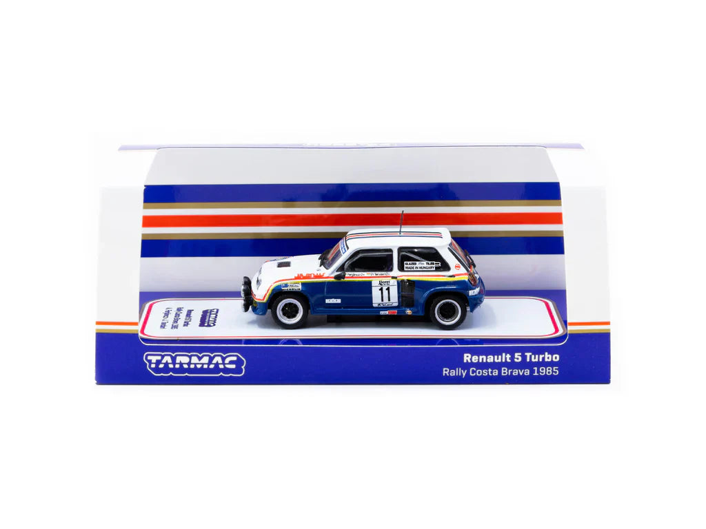 Tarmac Works - Renault 5 Turbo #11 Rally Costa Brava (1985) - HOBBY64 - Scale 1/64 T64-TL060-85RCB11