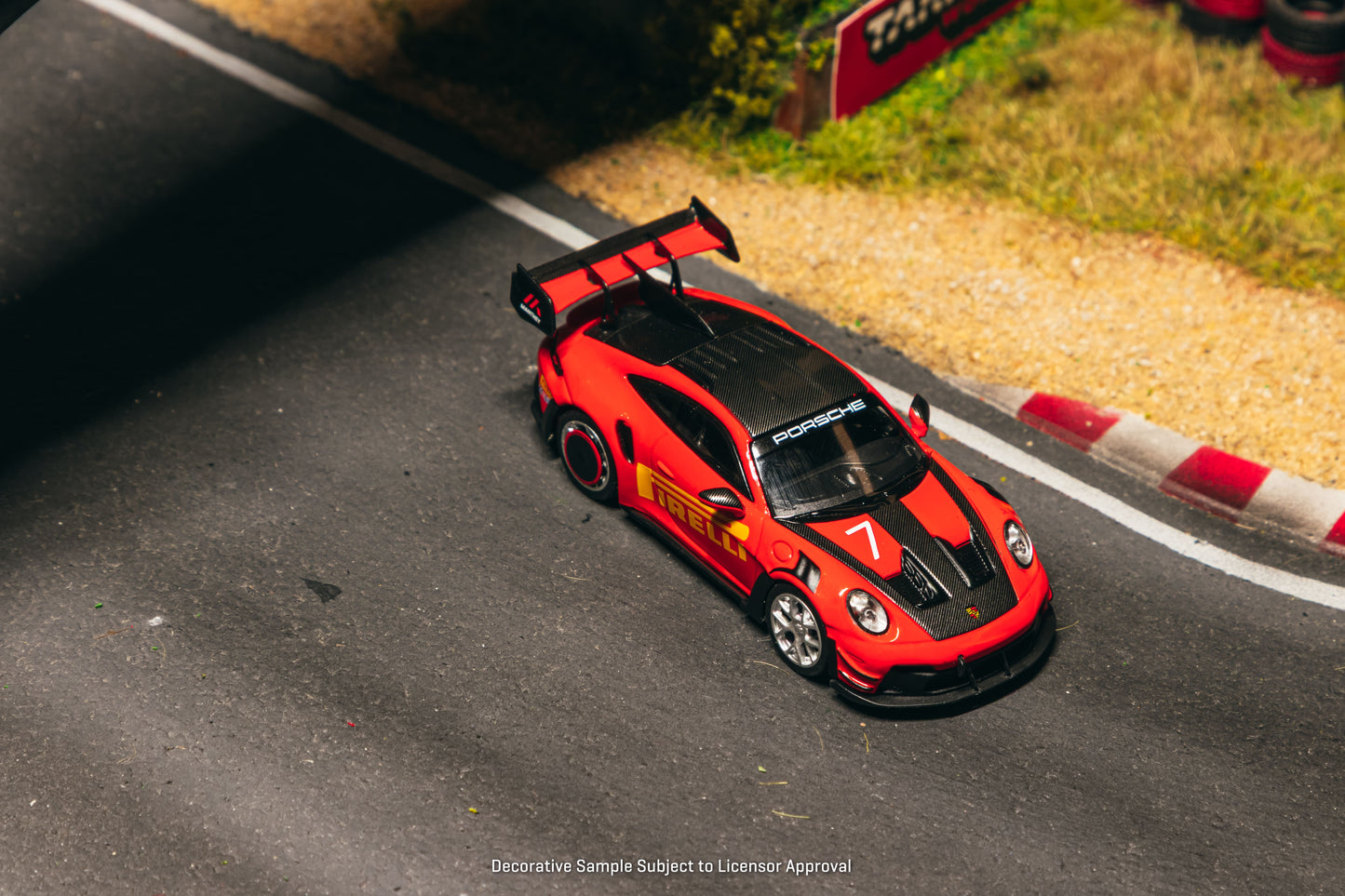[PRE-ORDER] Tarmac Works x Minichamps - Porsche GT3RS (992.1) MANTHEY RACING Red 2025 - Scala 1/64 T64MC-023-RE