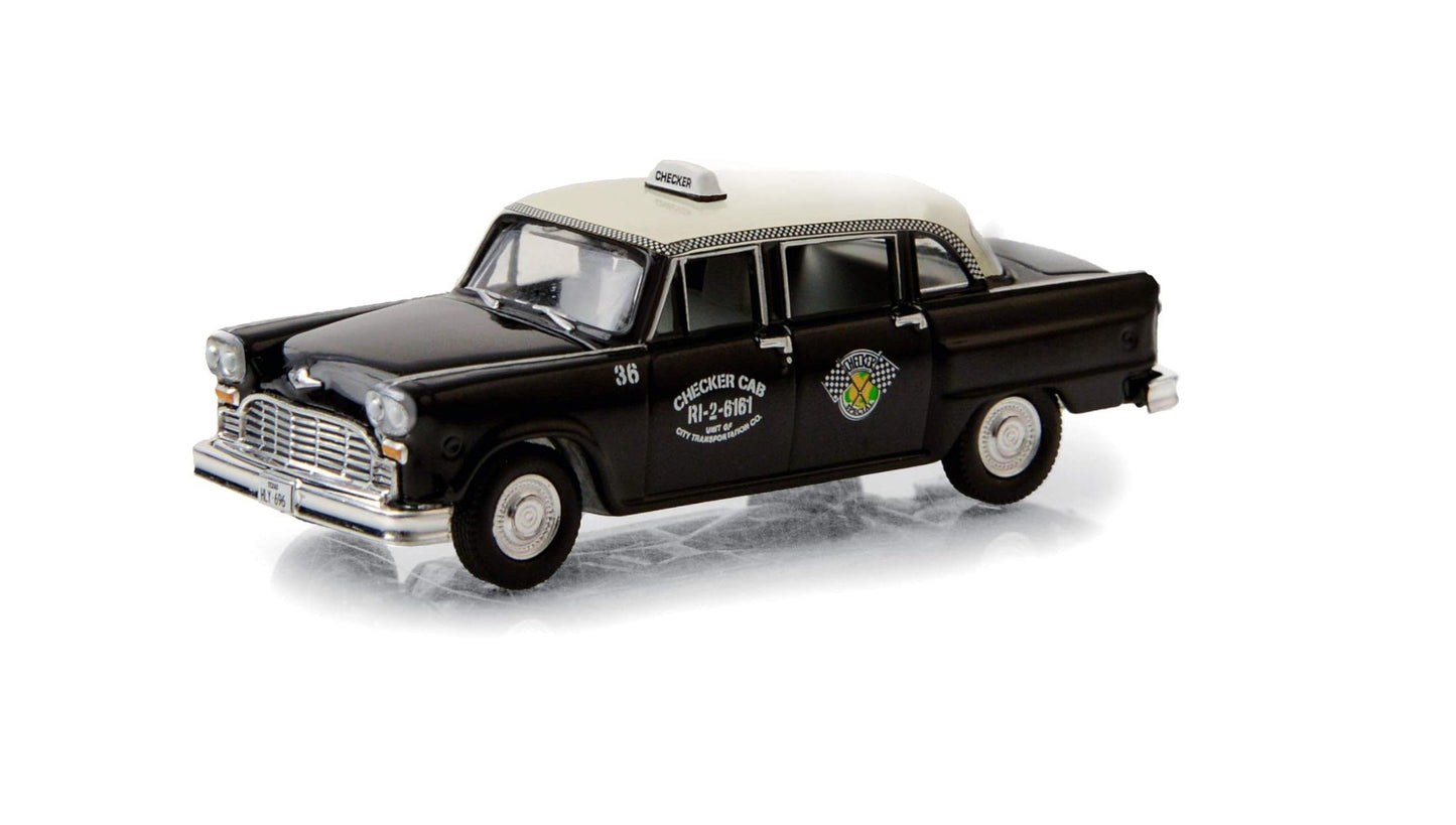 Greenlight - 1963 Checker Taxi Black - Scale 1/64 Hobby Exclusive
