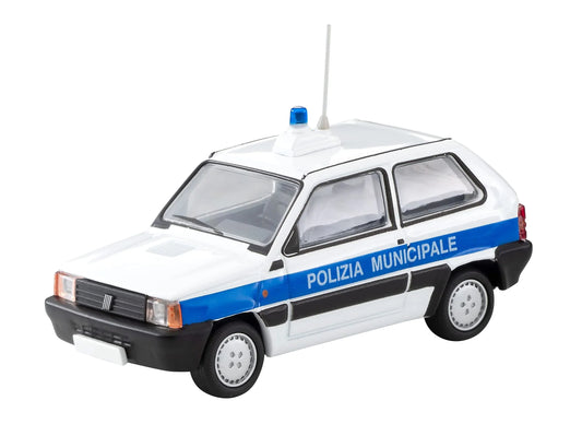 Tomytec Tomica Limited Vintage Neo - Fiat Panda Municipal Police - 1/64 Scale LV-N240a