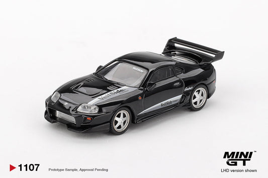 [PRE-ORDER] - Mini GT - Toyota Supra MK4 (A80) VeilSide Combat V-II Black 2011 - Scale 1-64 MGT01107-L