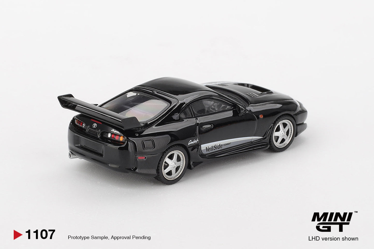 [PRE-ORDER] - Mini GT - Toyota Supra MK4 (A80) VeilSide Combat V-II Black 2011 - Scale 1-64 MGT01107-L