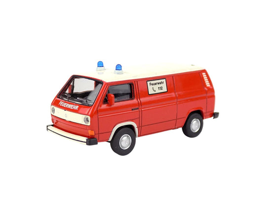 Schuco - Volkswagen T3 Van Feuerwehr - Scala 1/64 452027900