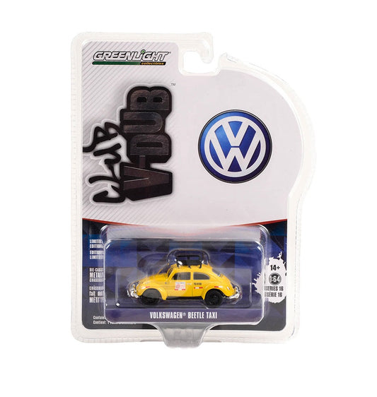 Greenlight - Volkswagen Beetle Taxi Lima Peru Yellow - Club V-Dub - Greenlight - Scale 1/64