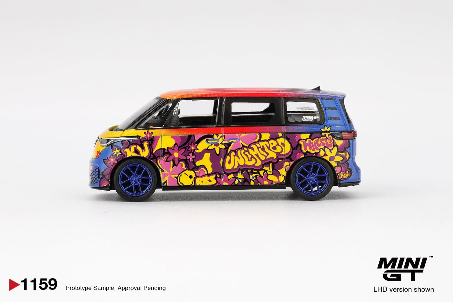 [PRE-ORDER] Mini GT - Volkswagen ID.Buzz KW/BBS 2025 - Scale 1-64 MGT01159-L
