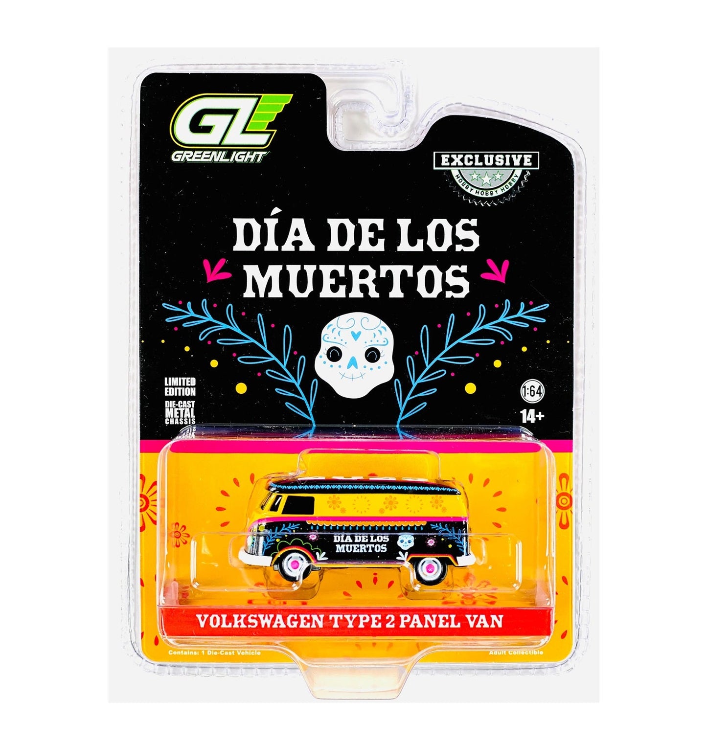 Greenlight Collectibles - Volkswagen Type 2 Panel Van - Dia de los Muertos 2025 - Scala 1/64