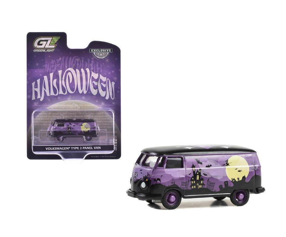 Volkswagen Type 2 Fourgonnette « Halloween 2025 » - Greenlight - Échelle 1/64