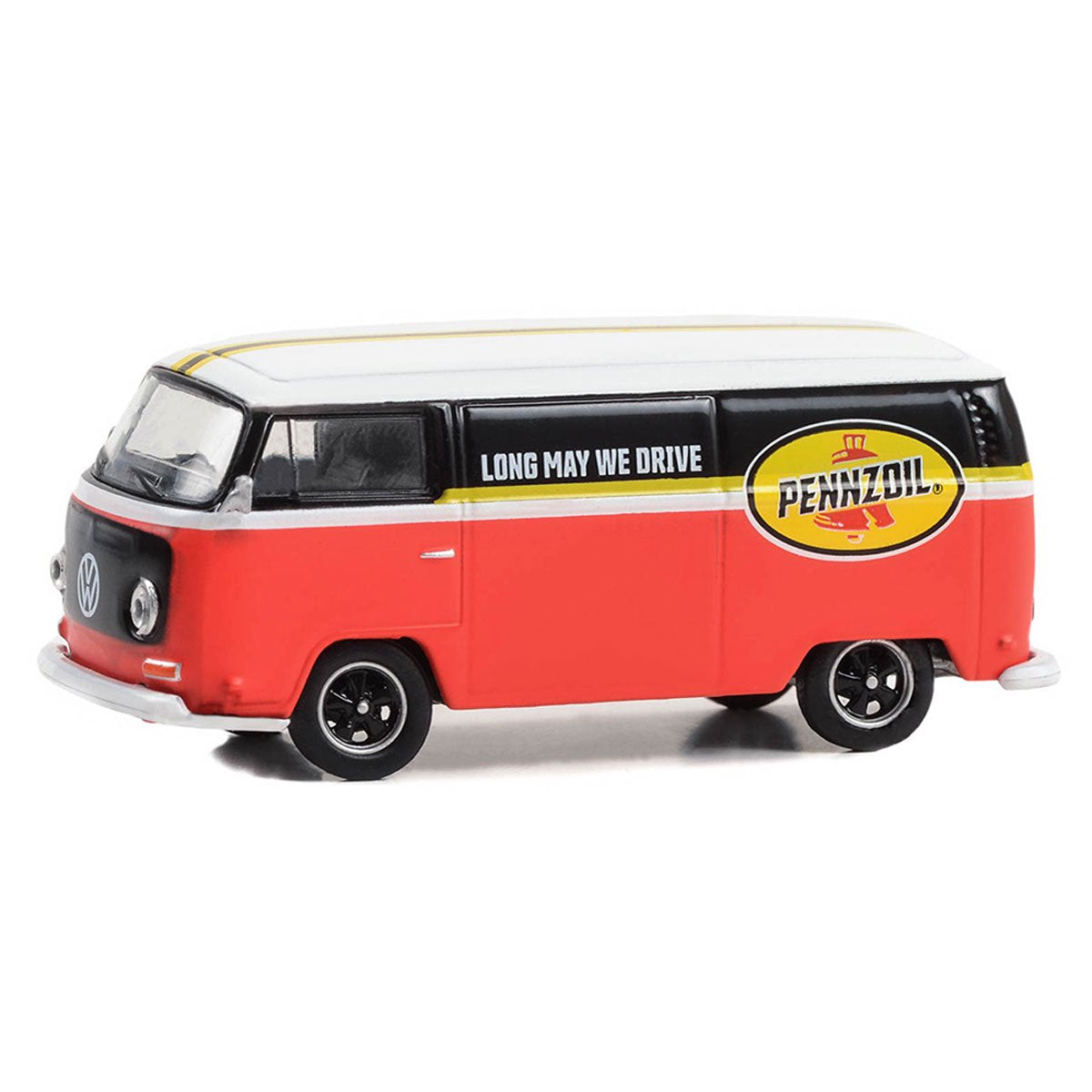 Greenlight - 1969 Volkswagen Type 2 Panel Van Penzoil - Club V-Dub - Scale 1/64