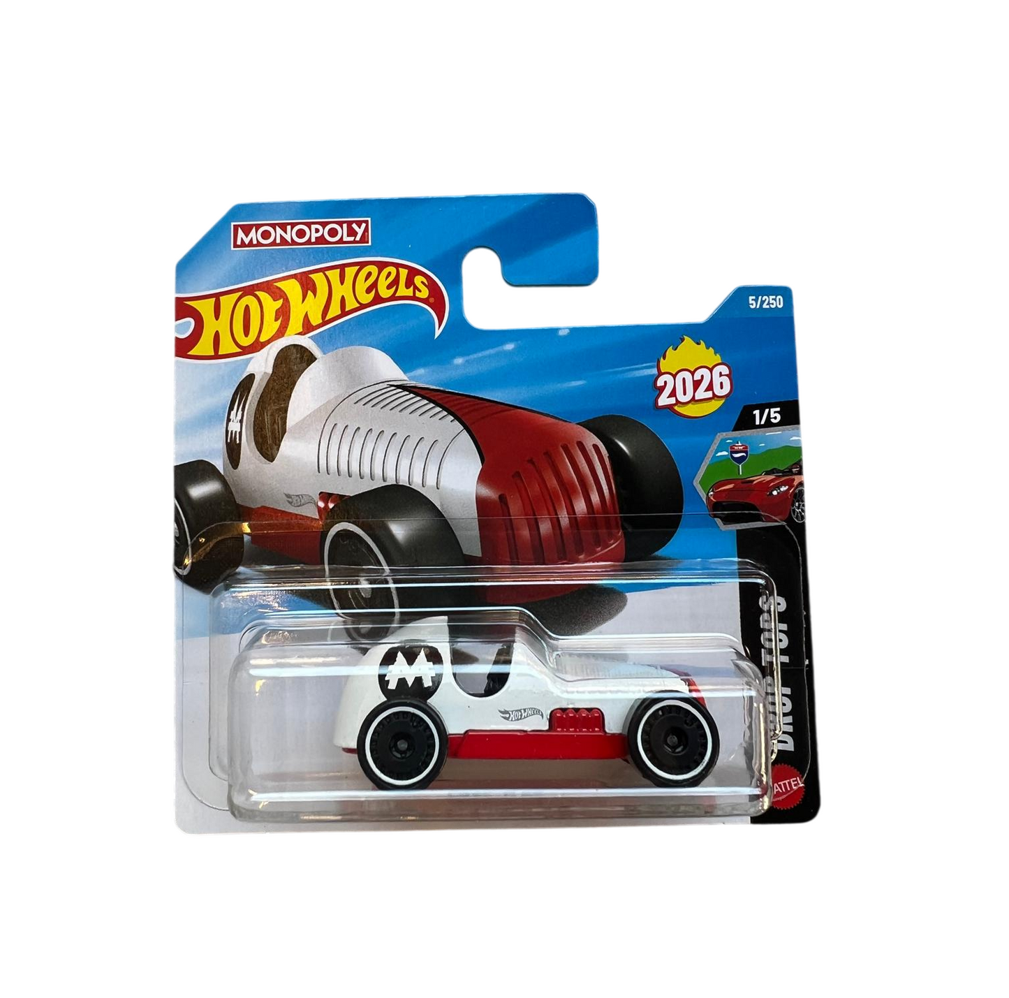 Hot Wheels - Pass'n Go Monopoly - HW Drop Tops 1/5 - 1/64 Scale Approximately