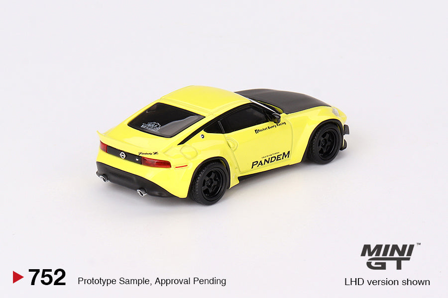 Mini GT - Nissan Z Pandem Ikazuchi Yellow LDH - Scala 1/64 MGT00752-L