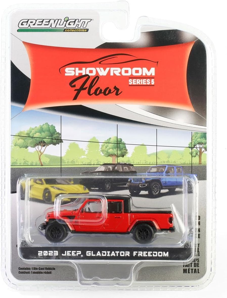 Greenlight - Jeep Gladiator Freedom 2023 Red - Greenlight - Scale 1/64