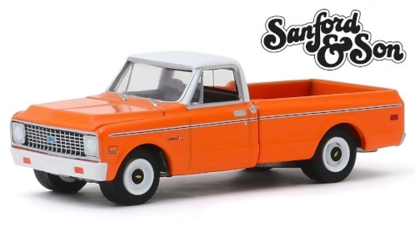Greenlight - Chevrolet C-10 1971 Orange Sanford and Son TV Series - Greenlight - Scale 1/64