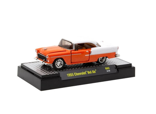 M2 Machines - 1955 Chevrolet Bel Air Orange - Scala 1/64
