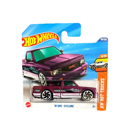 Hot Wheels - '91 GMC Syclone - HW Hot Trucks 8/10 - Scale 1/64 Approximately
