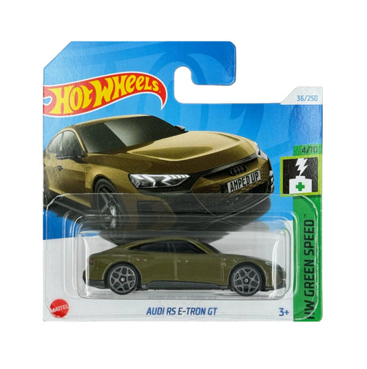 Hot Wheels - Audi RS E-Tron GT - HW Green Speed ​​4/10 - Scale 1/64 Approximately