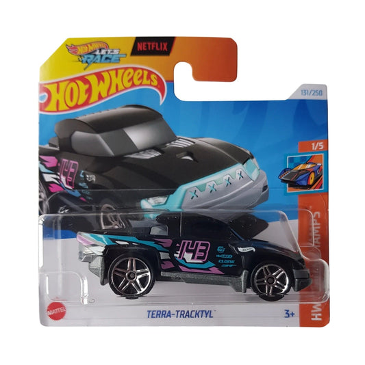 Hot Wheels - Terra-Tracktyl Black - HW Track Champs 1/5 - Scale 1/64 Approximately