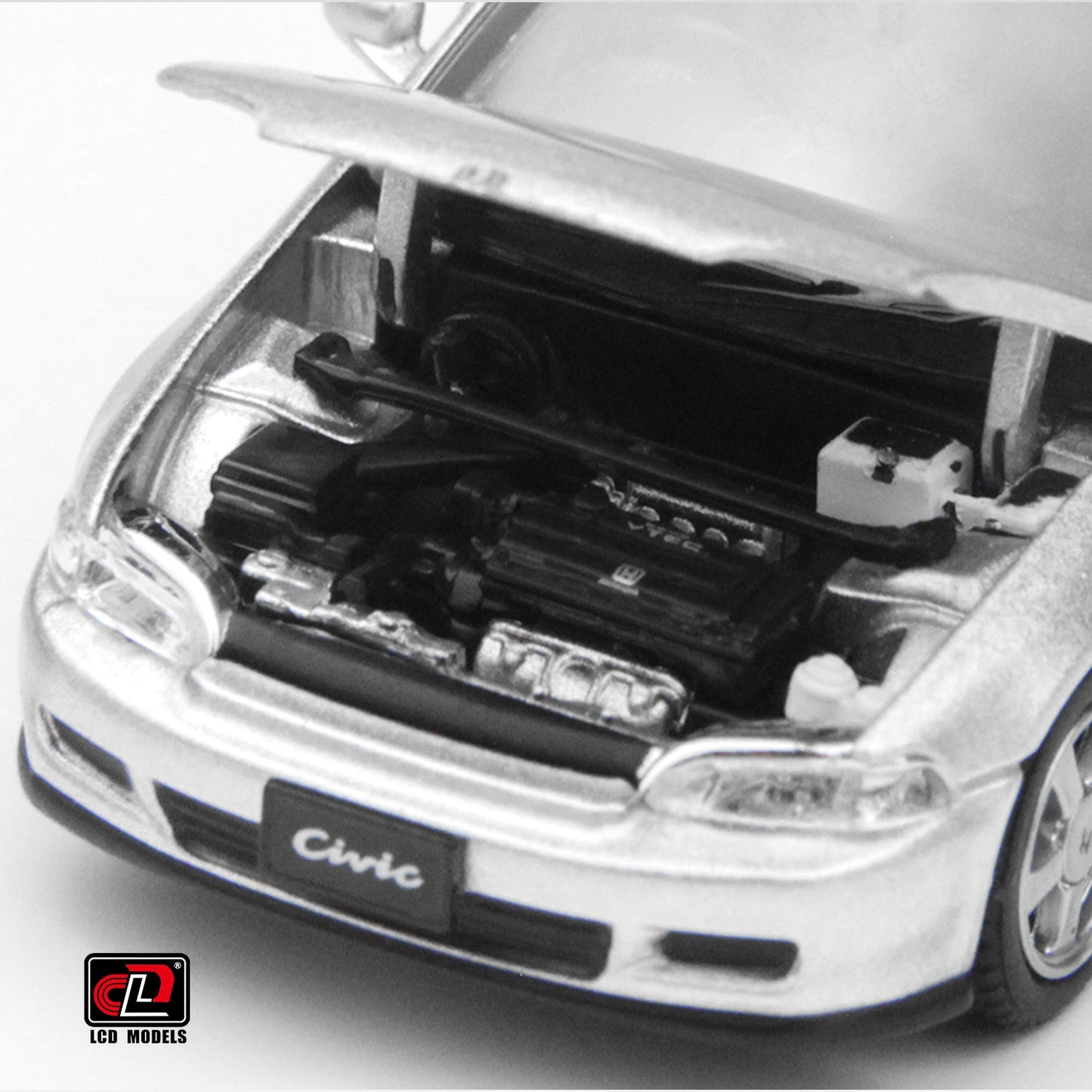 LCD Models - Honda CIVIC SiR II(EG6)-Silver - Scala 1/64 LCD64034-SI