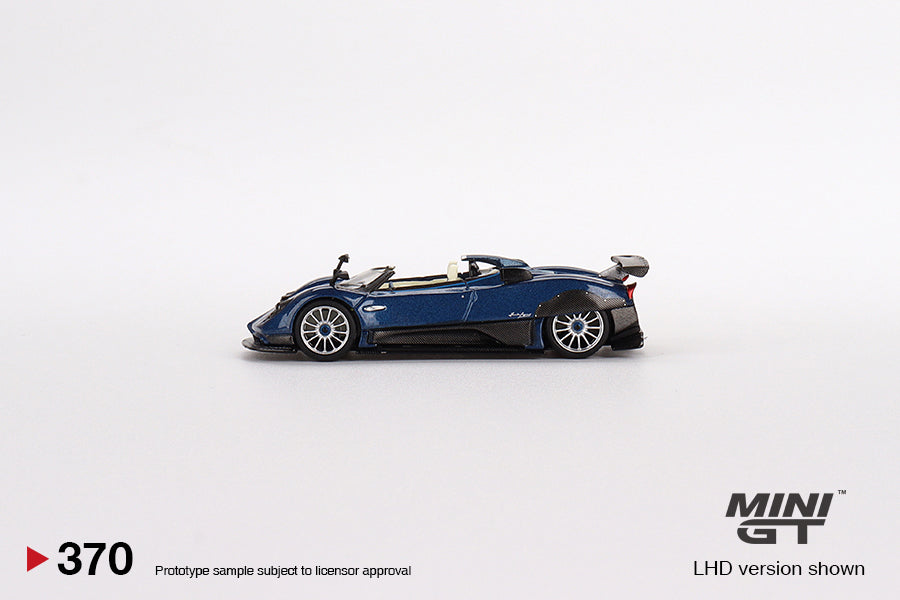 Mini GT - Pagani Zonda HP Barchetta Blue Tricolore - 1/64 Scale MGT00370-MJ MiJo Exclusives