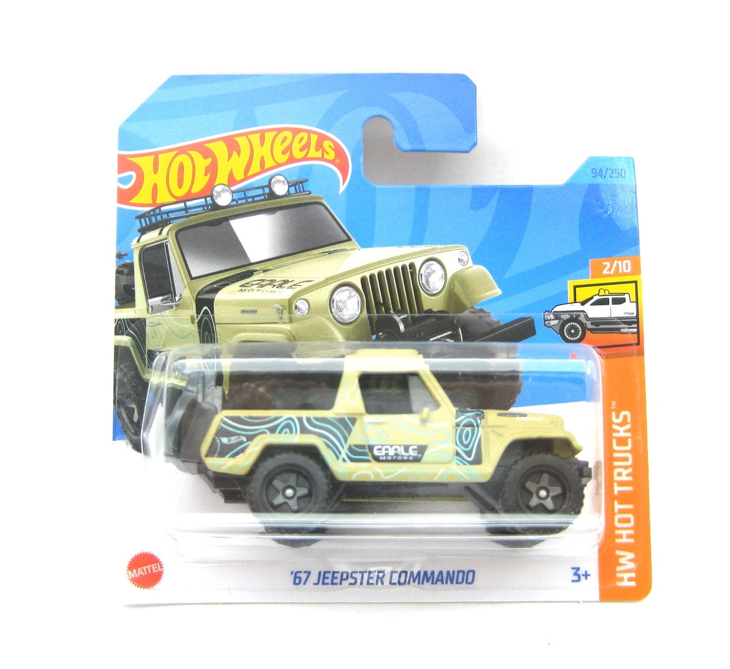 Hot Wheels - '67 Jeepster Commando - Scale 1/64 Approx