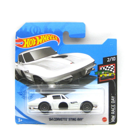 Hot Wheels - '64 Corvette Stingray White- Scala 1/64