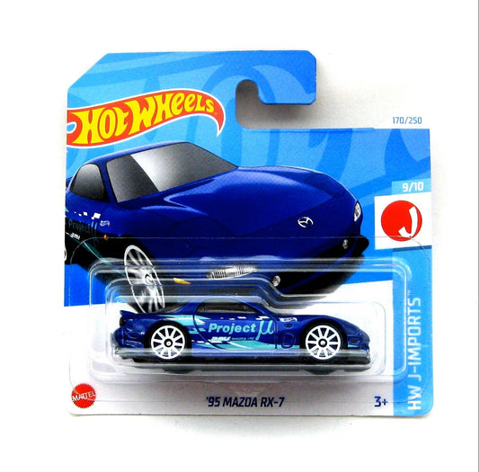 Hot Wheels - '95 Mazda RX-7 Blue - cala 1/64