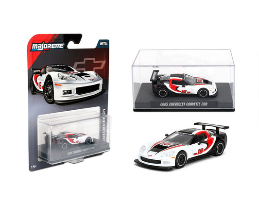 Majorette - Chevrolet Corvette C6R White Series Collection 2005 - Échelle 1/64