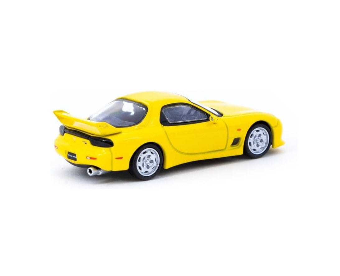 Tarmac Works - Mazda RX-7 (FD3S) Mazdaspeed A-Spec Yellow - HOBBY64 - Scale 1/64 T64G-012-YL