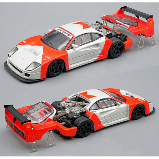 Tecnomodel - Ferrari F40 LM 1996 Red and White - Scala 1/64 TM6401C