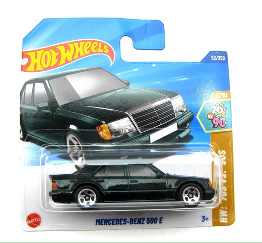 Hot Wheels - Mercedes-Benz 500E green metallic - Scala 1/64